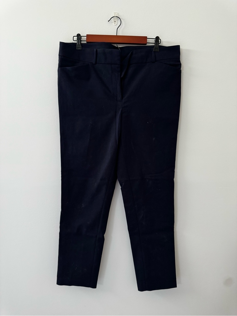 LOFT Marisa Skinny Navy Blue Women's Trousers